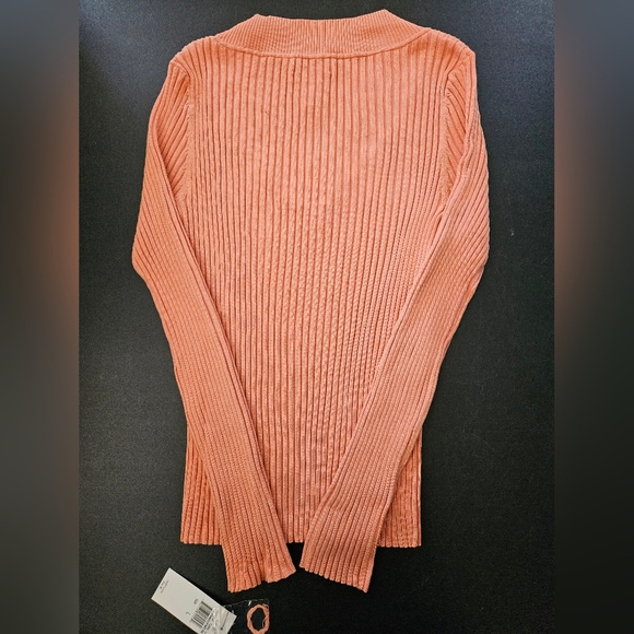 NWT - Silk Blend Rafaella Super Stretch Coral Jersey - Size L - Picture 4 of 8